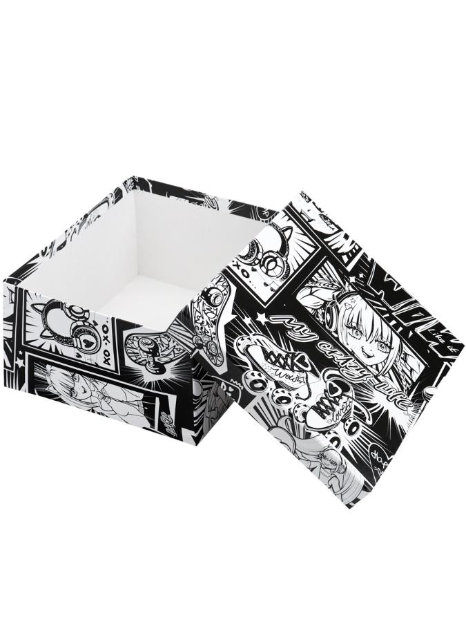 Подарочная коробка Аниме комикс 10 х 10 х 5 см; (11)