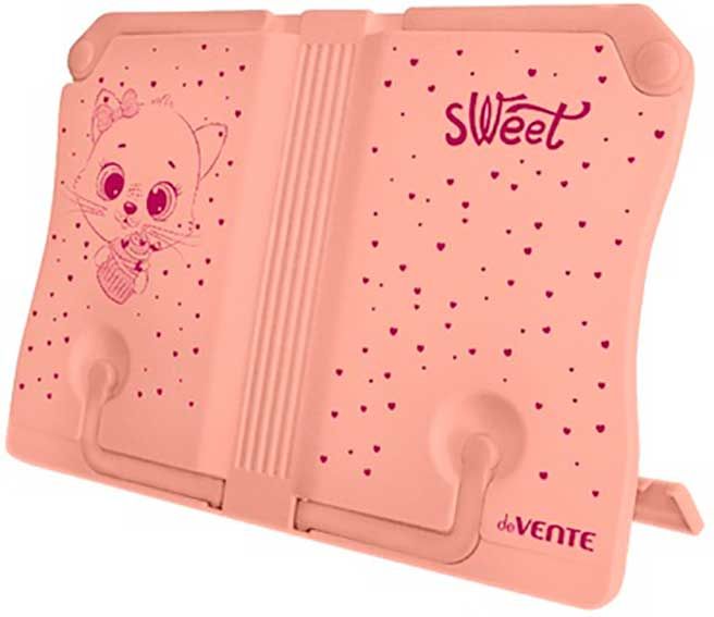 Подставка для книг deVENTE "Sweet Kitty", ABS-пластик, розовая, 26,8x19,5 см