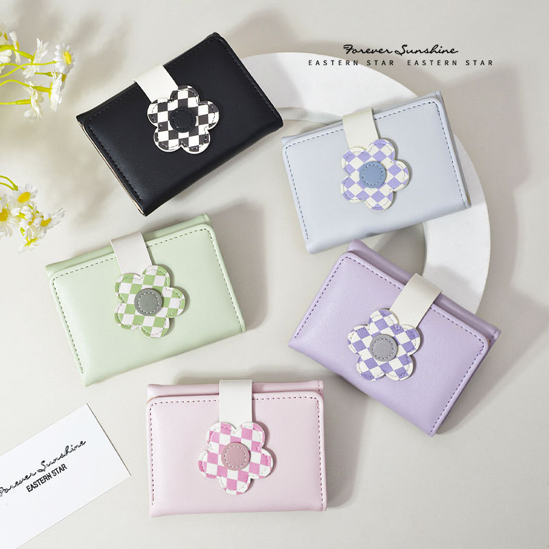 Кошелек с застежкой-цветком, ассорти