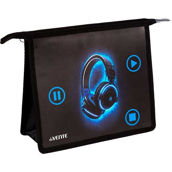 Папка для тетрадей А5 молния сверху "deVENTE. Headphones"