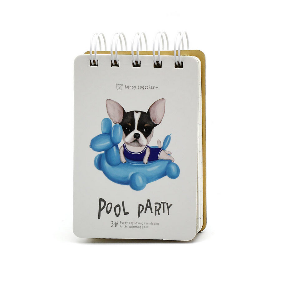 Блокнот А7 гребень, Pool party