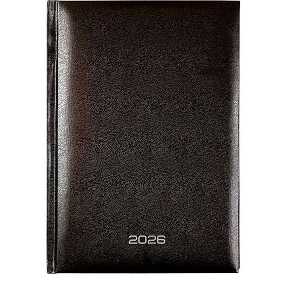 Ежедневник А5 168 л. 2026г. "Attomex. Orion", бумвинил тиснение фольгой. черный