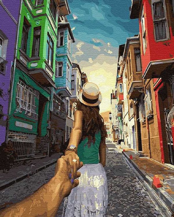 Картина по номерам "Следуй за мной. Стамбул", 40х50 см