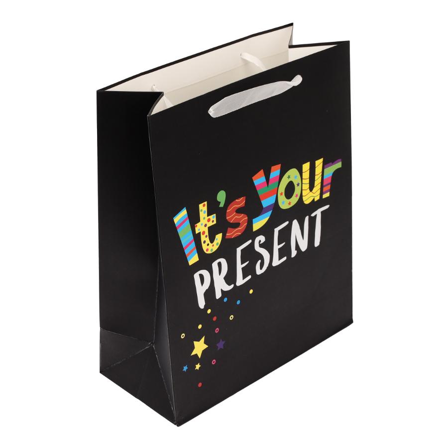 Пакет подарочный 26х32х12 см "It’s your present"