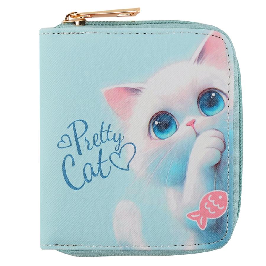 Кошелек "Пушистик" 12х10х2,5 см, кожзам КОКОС