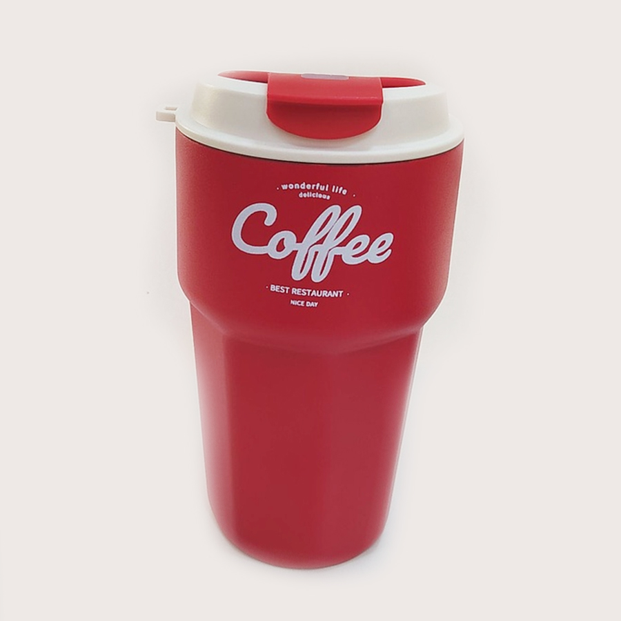 Термостакан "Coffee"  420 мл, красный