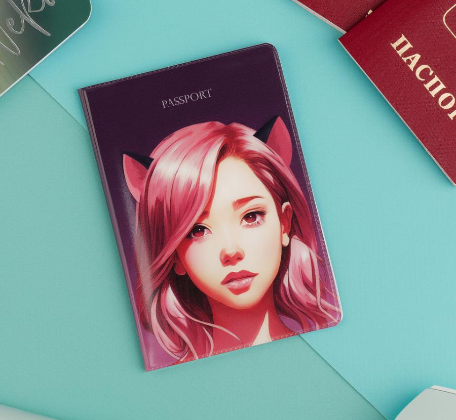 Обложка для паспорта MESHU "Kawaii"