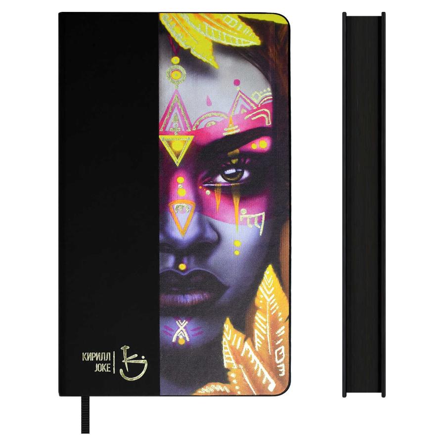 Ежедневник А5 160л  ESCALADA, Кирилл Joke. Племя, недатированный, кожзам