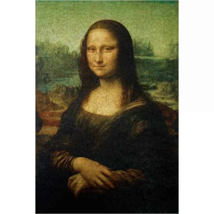 Пазл деревянный 1000 шт UNIDRAGON "Мона Лиза"