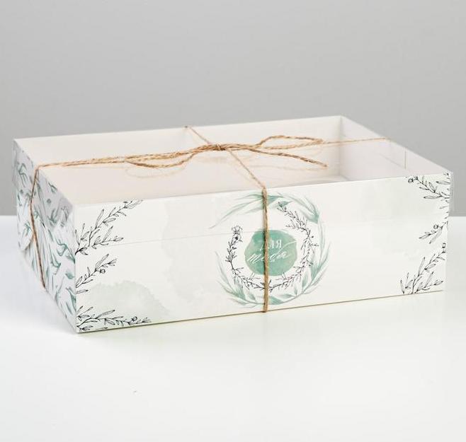 Коробка для капкейков "Для тебя", 23×16×7,5 см