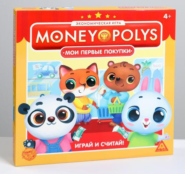 Игра настольная "Money Polys, Мои первые покупки", 4+