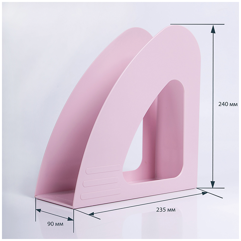 Стойка-уголок для бумаг MESHU "Dew", ширина 90 мм, pink dreams купить ...