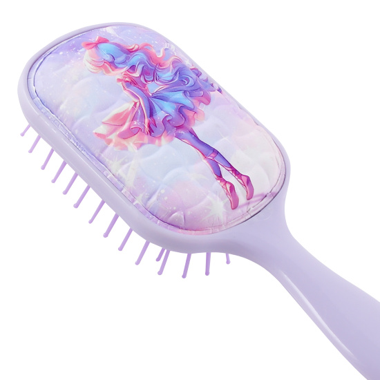 Расческа "Magic ballerina", массажная, сиреневая
