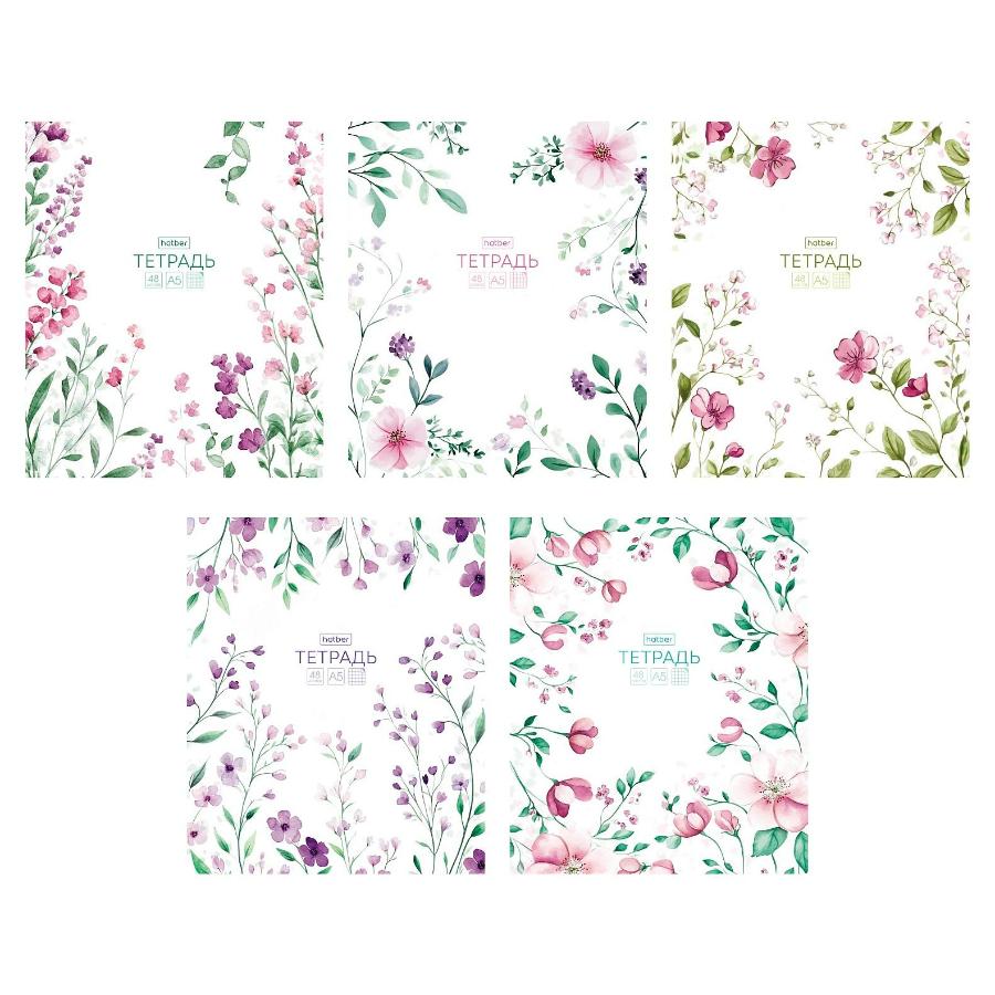 Тетрадь 48 л Natural Flowers