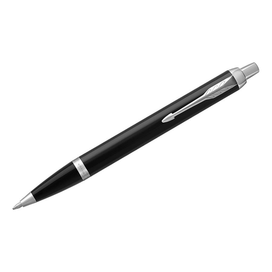 Ручка шариковая Parker ""IM Black CT" синяя, 1,0мм, автомат