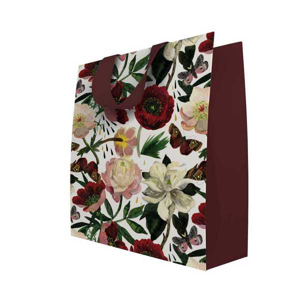 Пакет подарочный  26х32х13 см "FLORA.ПИОНЫ"
