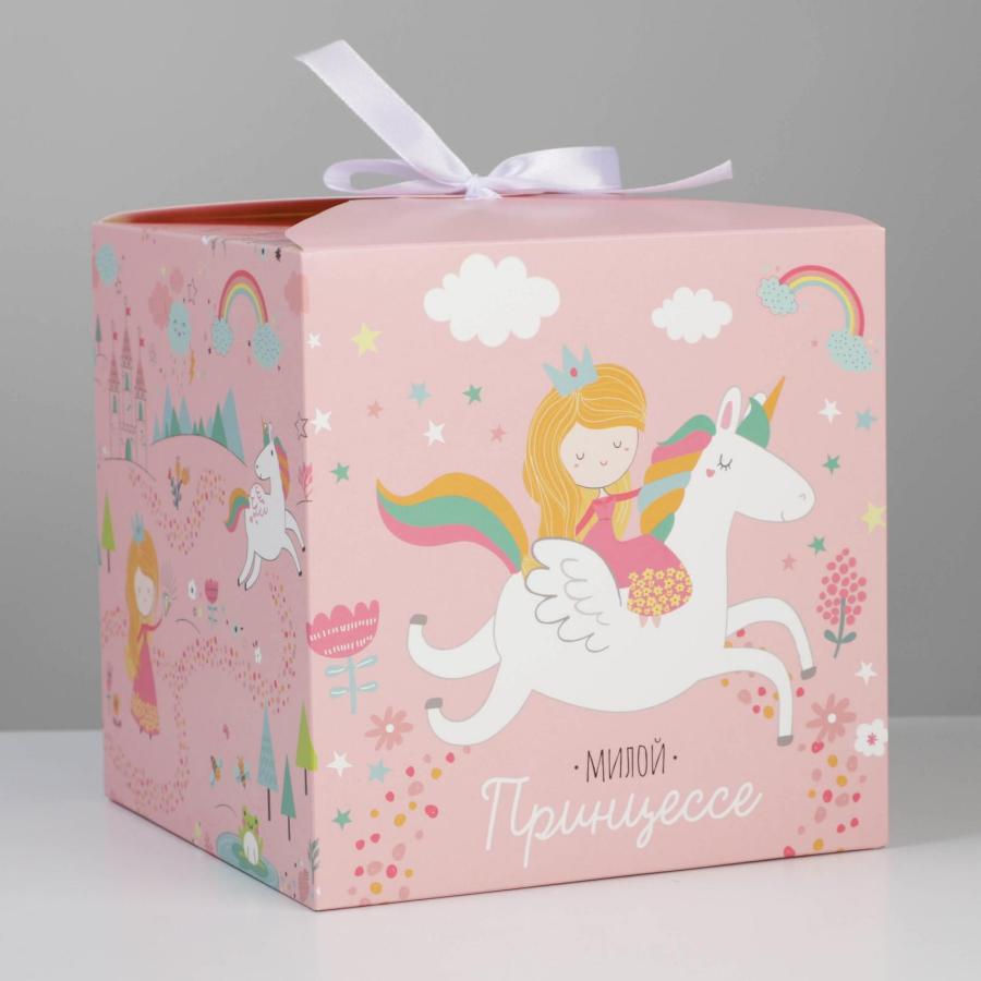 Коробка складная «Принцессе», 18×18×18 см