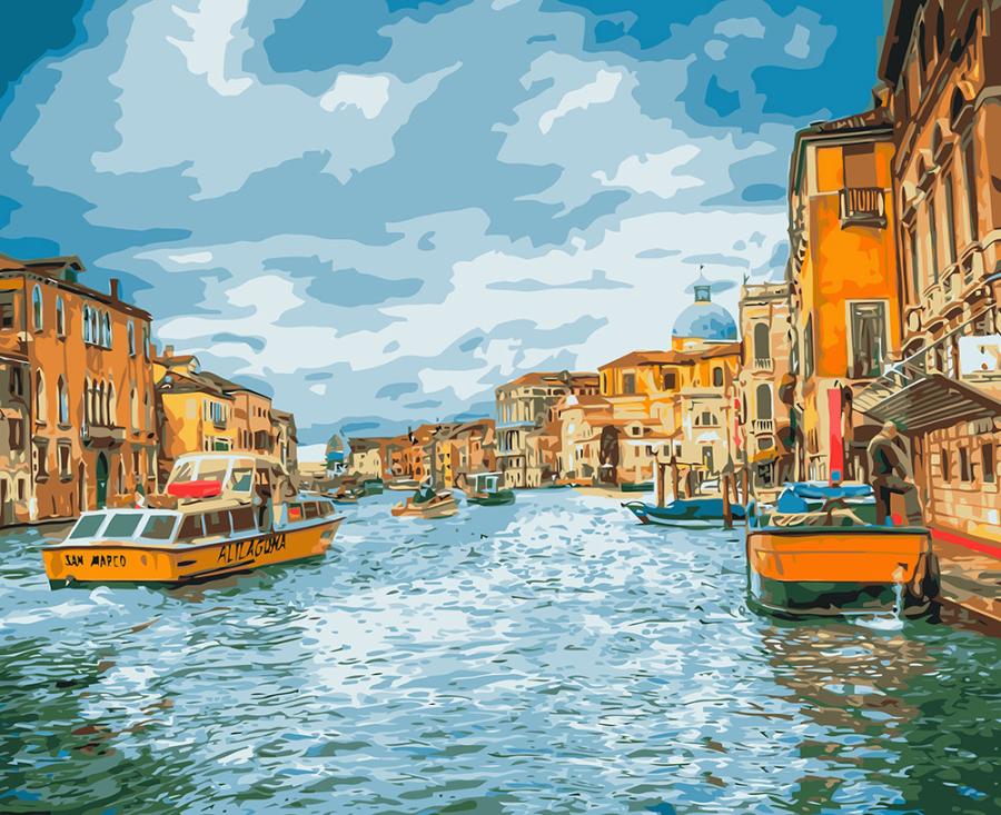 Картина по номерам "Прогулка по Венеции", 50 х 40 см PNB-1 №48