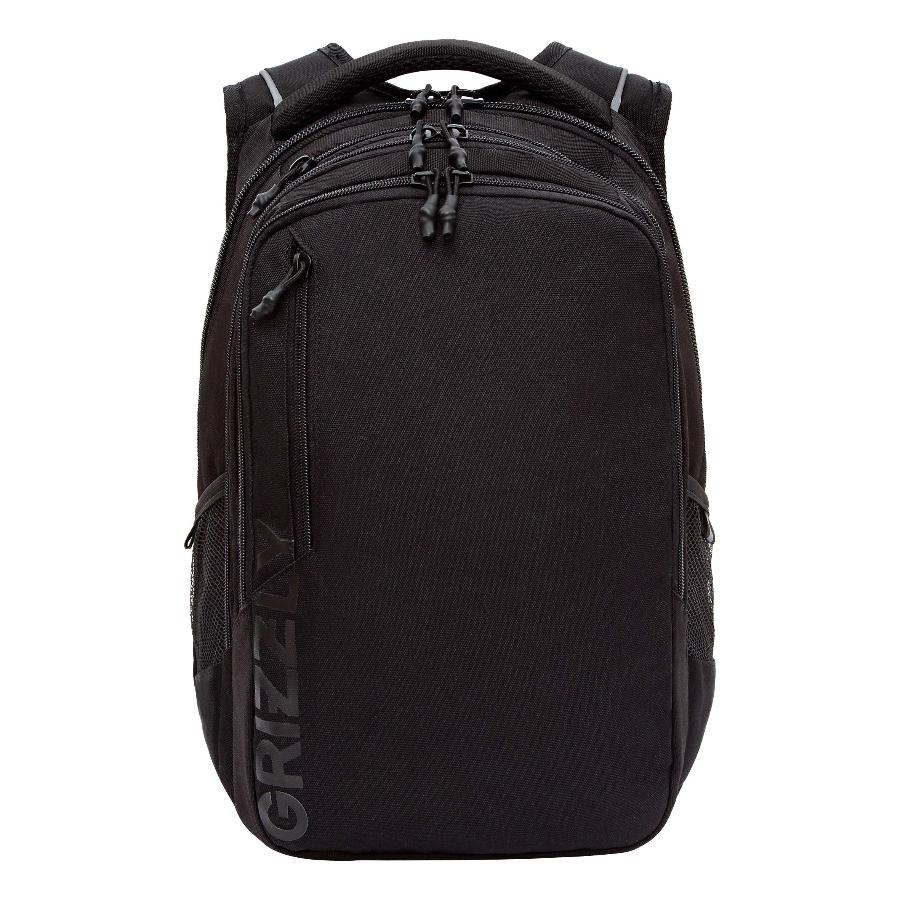 Рюкзак GRIZZLY, 42х31х22 см, черный