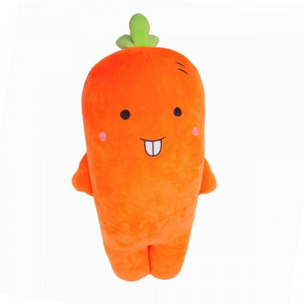 Игрушка-подушка "Морковь", 60 см (оранжевый)