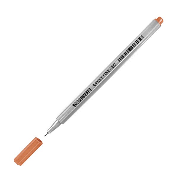 Ручка капиллярная SKETCHMARKER Artist fine pen, красная кирпичная