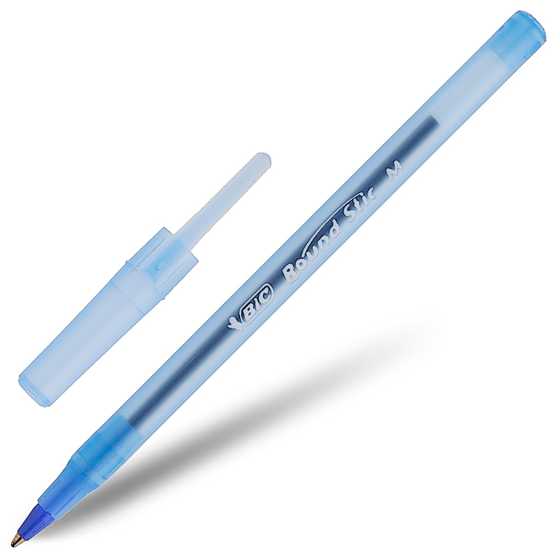 Ручка шариковая BIC "Round Stic" 1 мм, синяя 