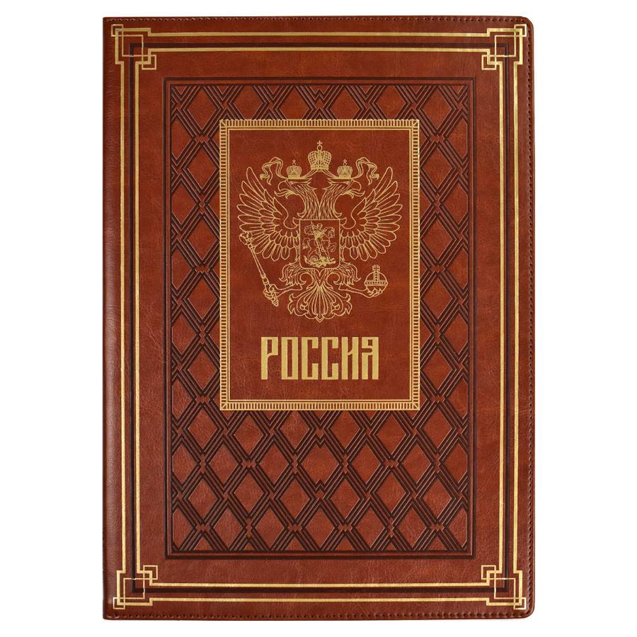 Папка для документов А4+ Сариф коричневая, кожзам Папка для документов А4+ Сариф коричневая, кожзам