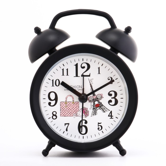 Часы-будильник "Достопримечательность", d=8,5 см, пластик