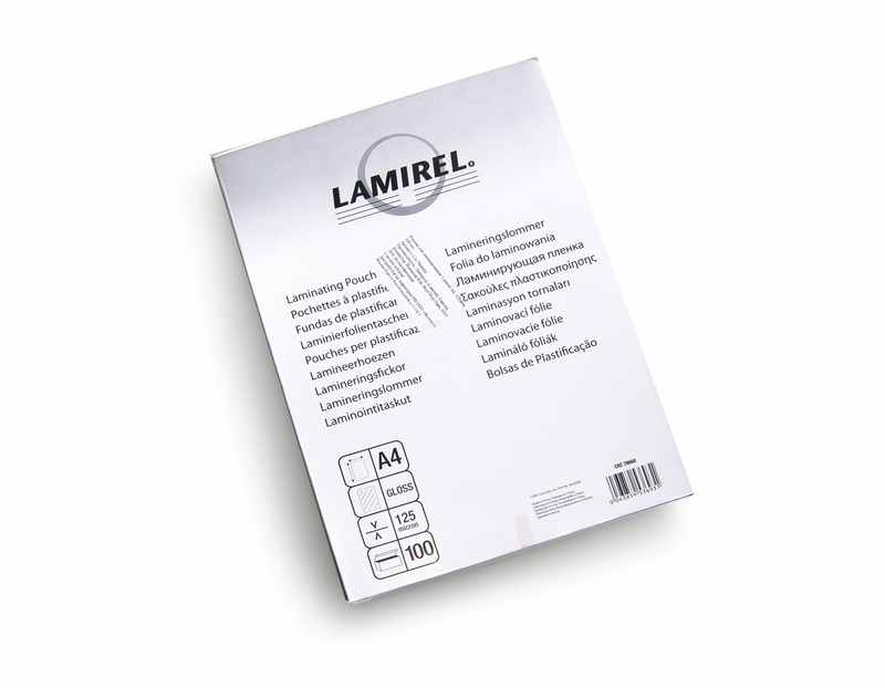 Пленка Lamirel для ламинирования А4, 125 мкм, 100 шт 