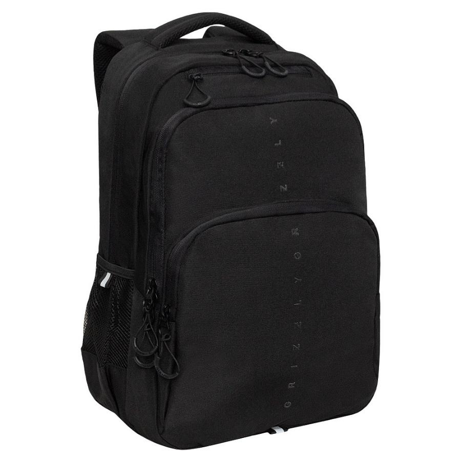 Рюкзак GRIZZLY, 45х32х23 см, черный 