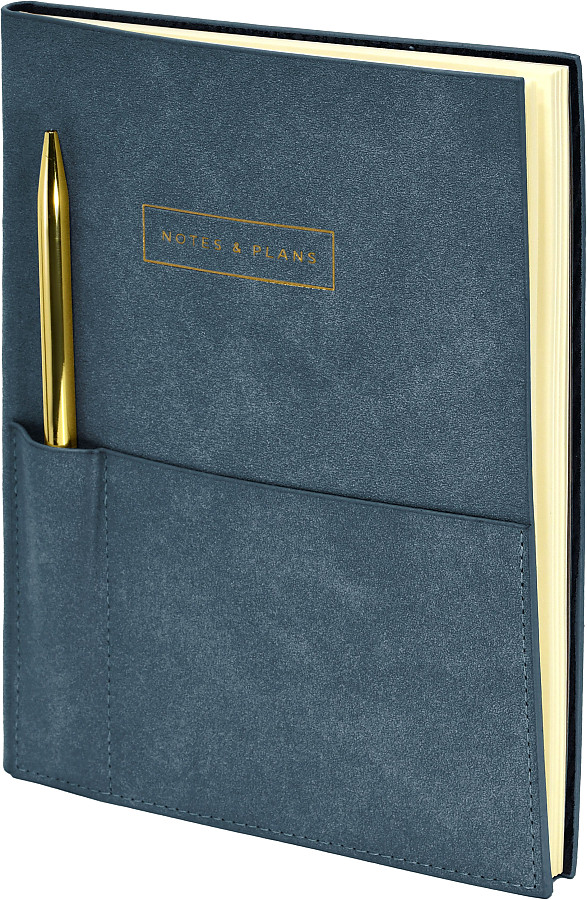 Набор подарочный LOREX "ELEGANCE STYLISH COLLECTION" ежедневник недатированный+ ручка, голубой