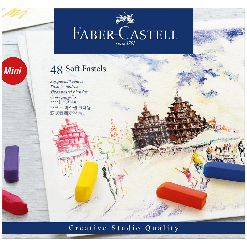 Пастель 48 цветов "Faber-Castell" художественная