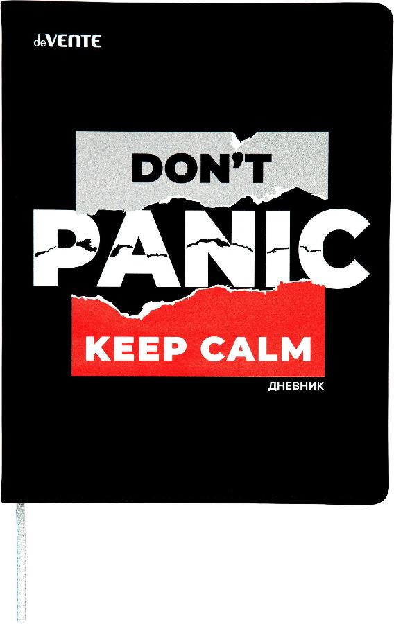Дневник 1-11 класс твердый "Dont Panic!"