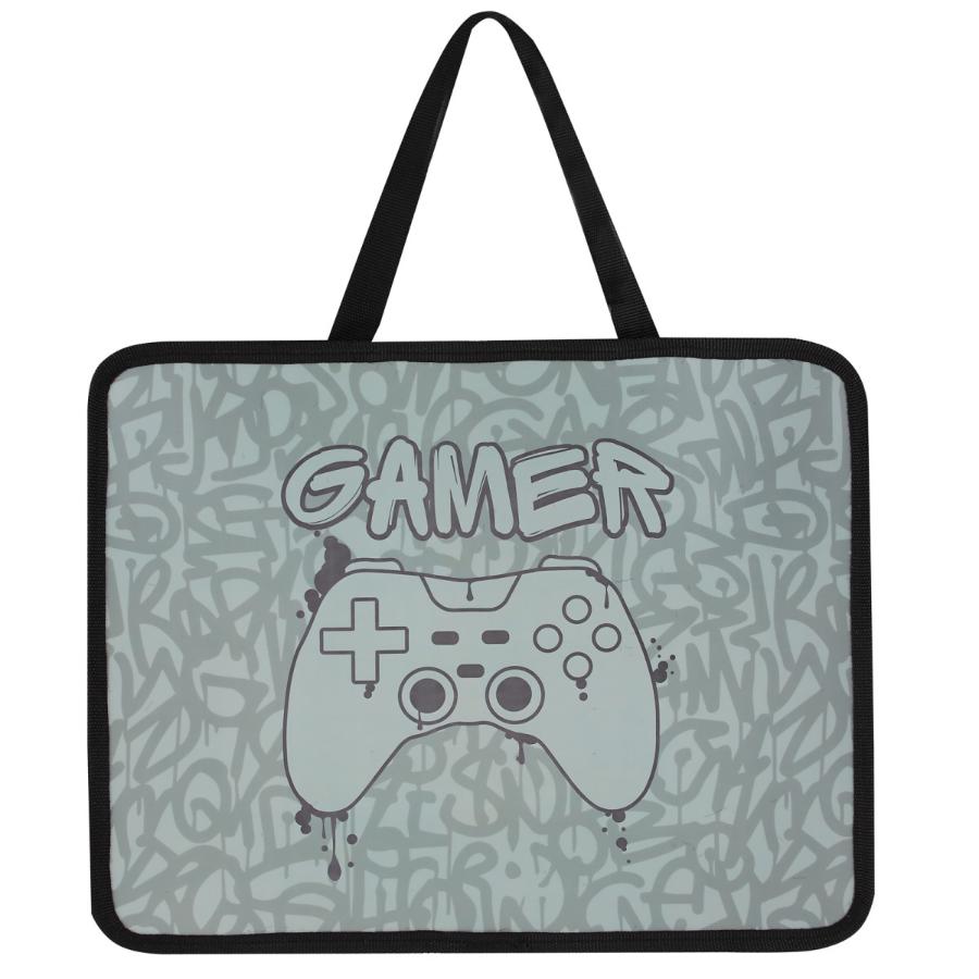 Папка А4 с ручками "Gamer", пластик