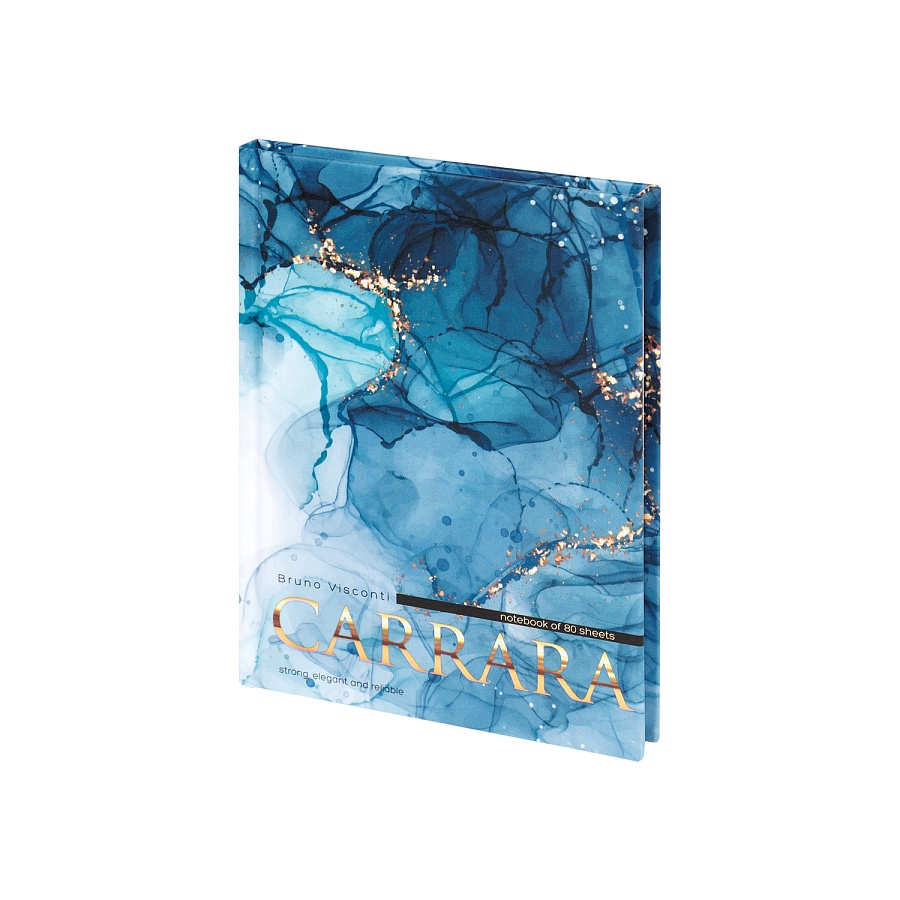 Бизнес-блокнот А6  80 л. "CARRARA"