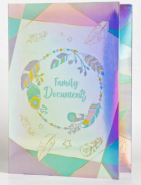 Папка с файлами для семейных документов «Family documents», 12 файлов