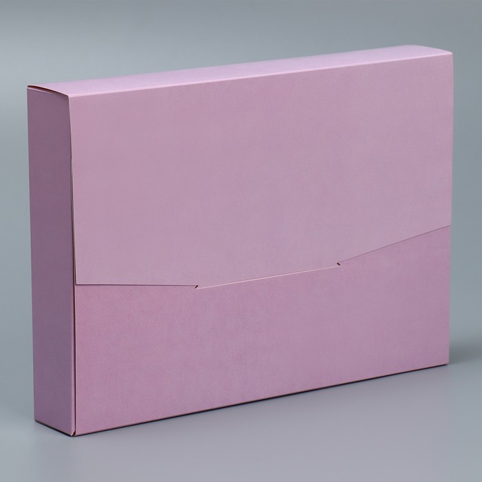 Подарочная коробка складная «Лавандовая», 31 х 22 х 5 см