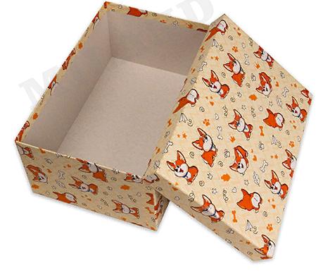 Подарочная коробка Корги 24 х 14 х 5 см (4)
