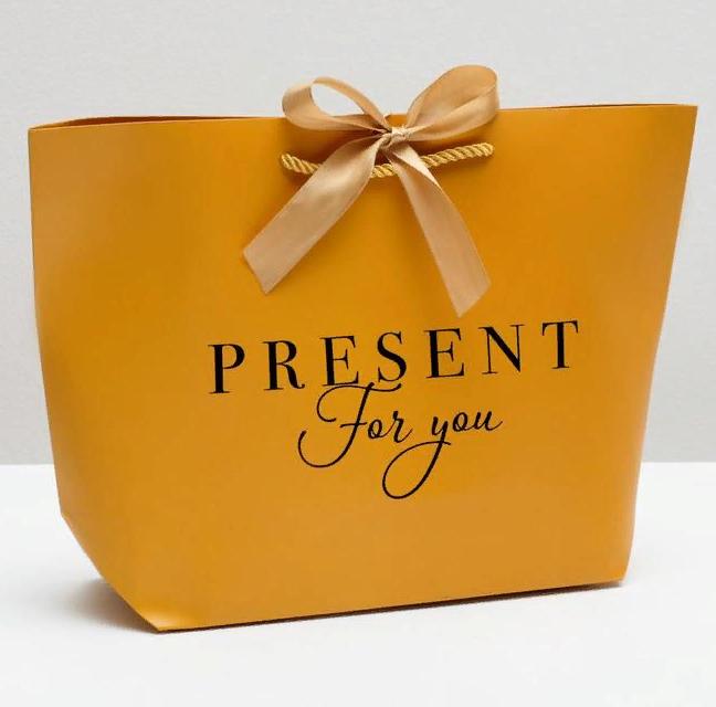 Пакет подарочный 37х25х11 см "Present for you"
