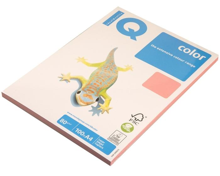 Бумага "IQ Color PALE" А4,  80 г/м, 100 л., розовая