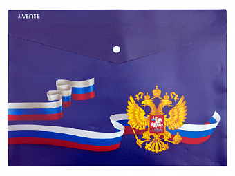 Папка-конверт на кнопке А4 deVENTE "Герб"