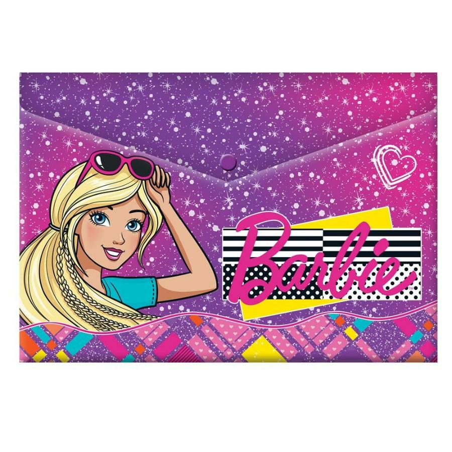 Папка-конверт на кнопке А4 "Barbie"