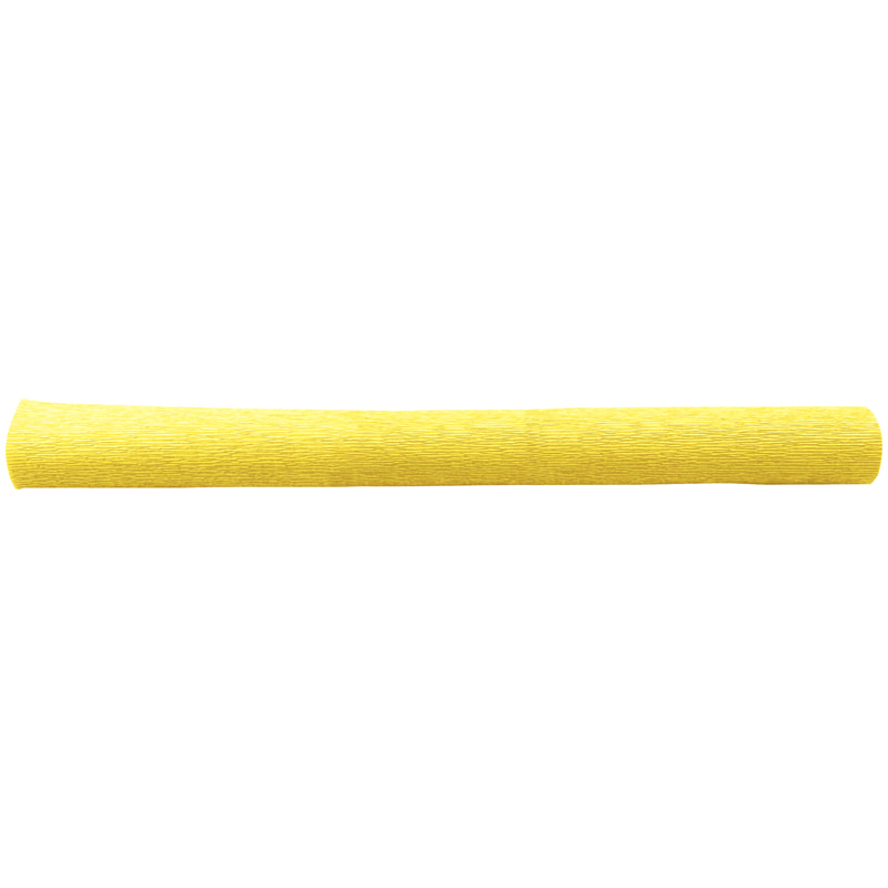 Бумага крепированная Werola, 50х250см, 32г/м2, светло-желтая, в рулоне