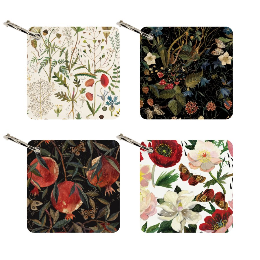 Блокнот 90*90 110 л,SMART JOURNAL"FLORA" на кольце