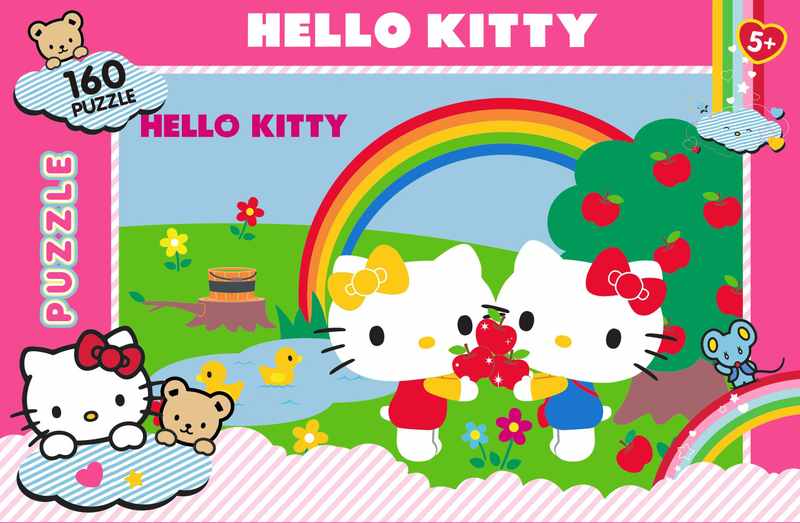 Пазл-мини  160 шт "Hello Kitty на лугу"