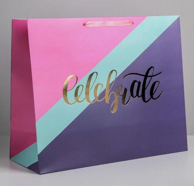 Пакет подарочный 49×40×19 см "Celebrate"