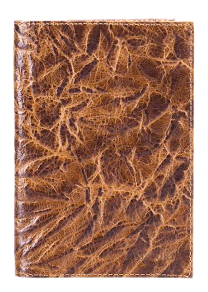 Обложка для паспорта "Donna" кожа, коричневая