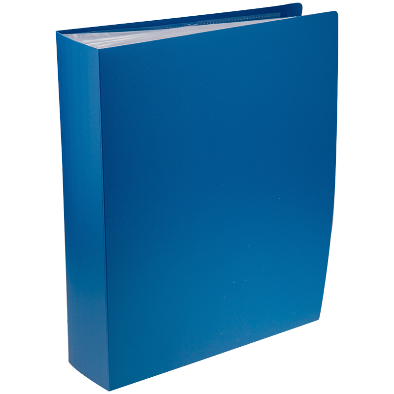 Папка OfficeSpace 100 вкладышей, 30 мм, 600 мкм, синяя