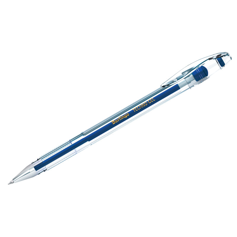 Ручка гелевая Berlingo "Techno-Gel" 0,5 мм, синяя