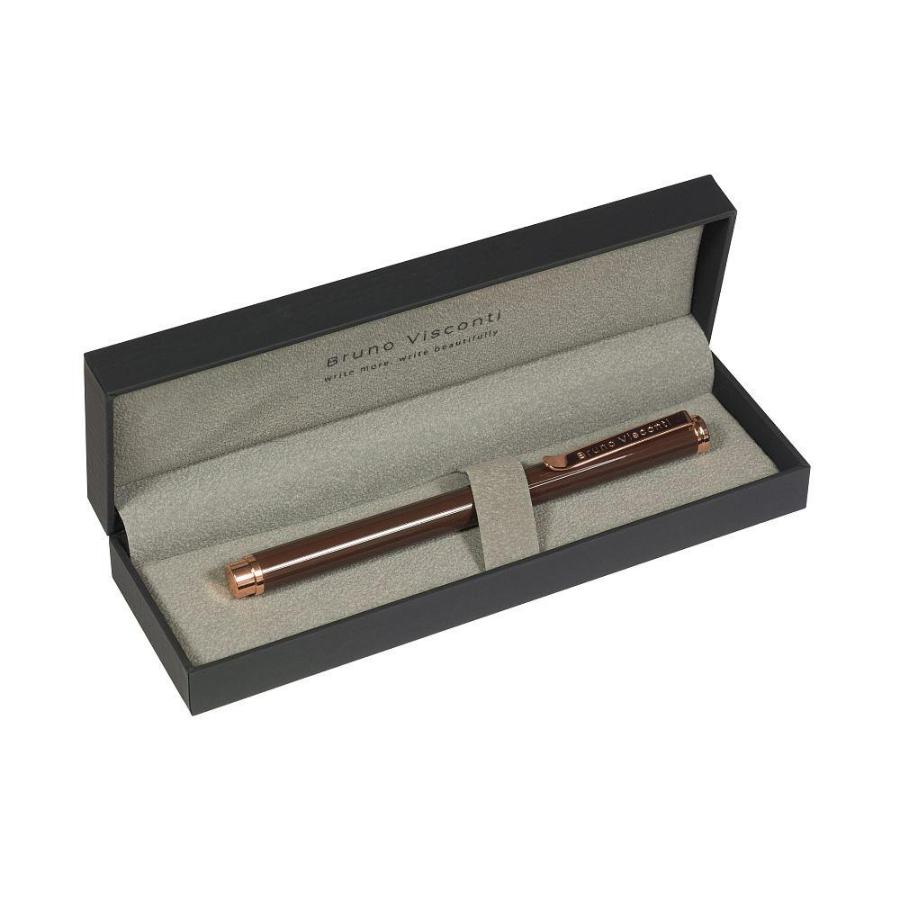 Ручка шариков "Venezia Classico" в Soft Touch футляре 1.0 Mm, синяя (корпус коричн, футляр черный)